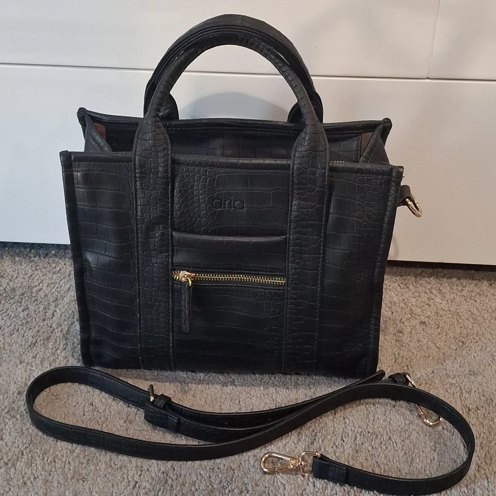 Aria tori bag midnight croc